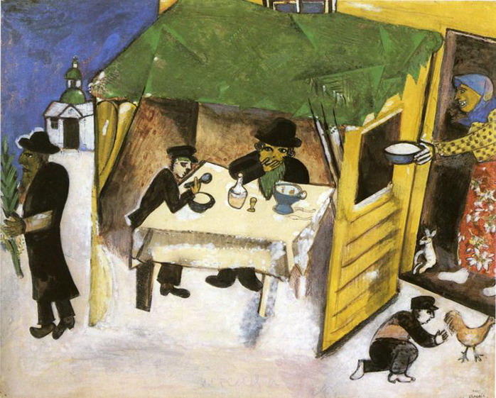 Marc Chagall. The Feast of the Tabernacles. 1916