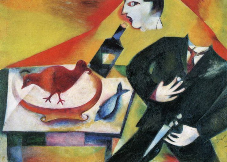 Marc Chagall. The Drunkard. 1911