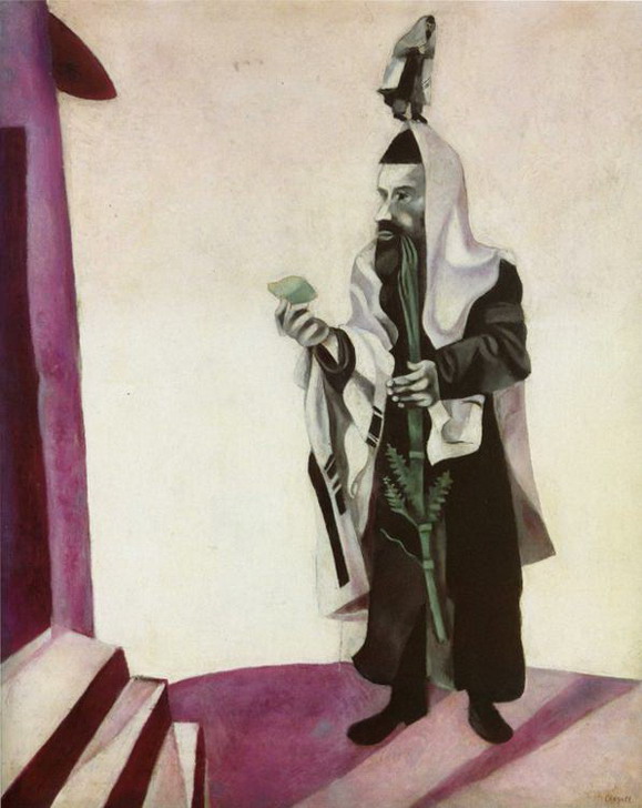 Marc Chagall. Feast Day (Rabbi with Lemon). 1914