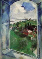 Marc Chagall. The Window, 1924