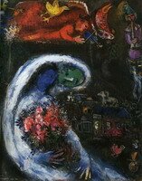 Marc Chagall. Bride with Blue Face, 1932