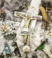 Marc Chagall. White Crucifixion, 1938