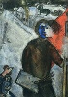 Marc Chagall. Hour between Wolf and Dog (Betwenn Darkness and Light), 1938