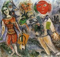 Marc Chagall. The Players, 1968