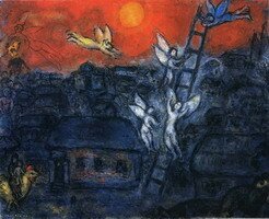 Marc Chagall. Jacob's Ladder, 1973