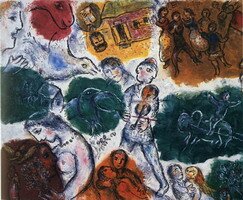 Marc Chagall. Composition, 1976