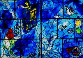 Marc Chagall. America Windows Vitrage Window for Art Institute of Chicago, 1977