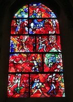 Marc Chagall. Stained-glass window at Chichester Cathedral, 1978