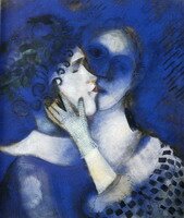 Marc Chagall. Blue Lovers, 1914