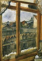 Marc Chagall. View from a Window. Vitebsk, 1908